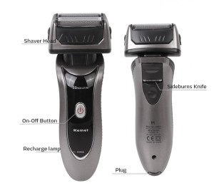 Electric Rechargeable Shaver 3D Men Face Care Electric Shaving Razors