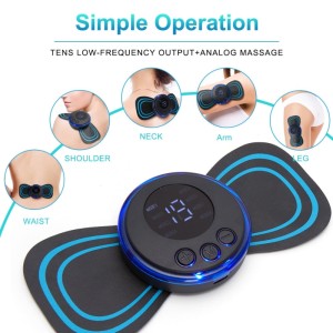 EMS Mini Butterfly Body Massager Pain Relief