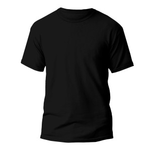 Export Quality Simple Black Shirt For Men's and Women's