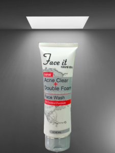 Face It Face Wash Acne Clear + Double Foam  100g (THAILAND)