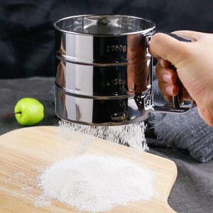 Flour Filter Sifter Baking Sieve Cups