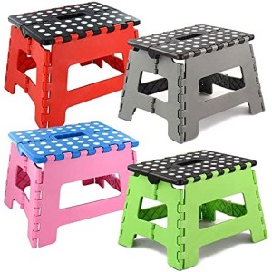 Folding Home Kids Children Plastic Step Stool Portable Folding Chair Small Bench Living Room Furniture Home