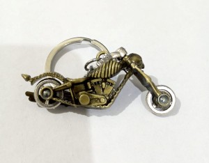 Ghost Rider Bike Keychain Key Ring Holder