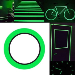 Glow in The Dark Self-Adhesive Tape, Green Light Luminous Tape Sticker Waterproof, Removable, Durable, Wearable, Stable, Safety