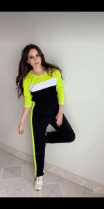 Green Panel Gym Suit For Women By Khokhar Stockists