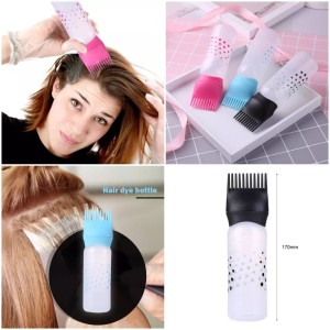 Hair Oil Root Comb Applicator Hair and Massage comb bottle Silicon