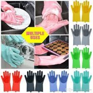 Hand scrubbing gloves