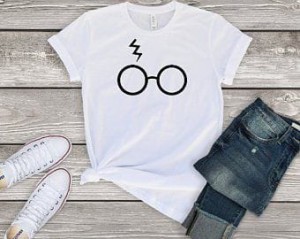Harry Potter White T-Shirt Cotton
