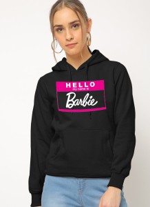 Hello Barbie My name Is Barbie Pullover black For Women
