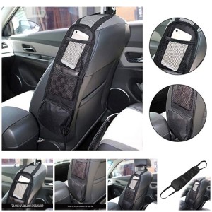 Highly Recommended Car Seat Organizer Auto Seat Side Storage Hanging Bag Multi-Pocket Drink Holder Mesh Pocket Car Organizer Interior Accessories