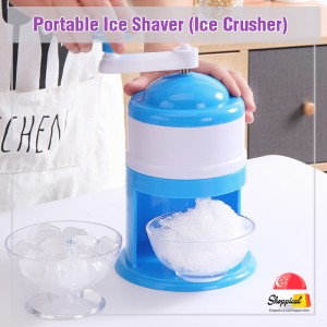 Ice Crusher Home Mini Ice Crusher, Manual Shaved Ice