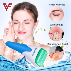 Ice Roller Massager Handheld Anti-wrinkles Face Skin Smooth Body Cool Massage Device