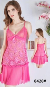 Imported Pink 2 pcs Bridal Nighty Premium Quality By Khokhar Stockists