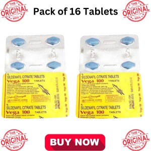 Indian 100 mg Vega Timing Delay Tablet For Men - 16 Tablet