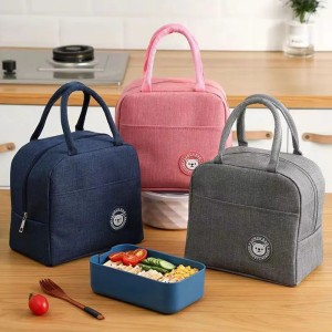 Insulated Lunch Bag for Women Aluminum Foil Kids Waterproof Thermal Bag Portable Lunch Box