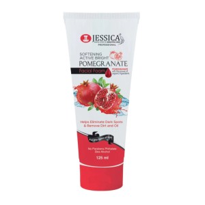 Jessica Softening Active Bright Pomegranate Facial Foam Face Wash 125ML