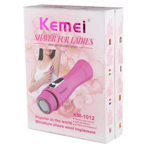 Kemei KM-1012 Mini Lady Epilator Electric Shaver Women Hair Remover Portable Depilatory Female Razor Shaver Travel Essentials