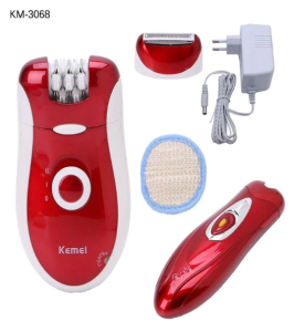 Kemei KM 3068 Hair Remover -Professional Epilator For Women (3 in 1)