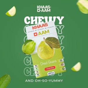 Khaso Aam Dried Guava Flavor 500 Gram, 100% Natural Amrood Fruit Candy Premium Amrud Fruity Bar, Amrod Candy Guawa Pulp Jelly Fruit Bites