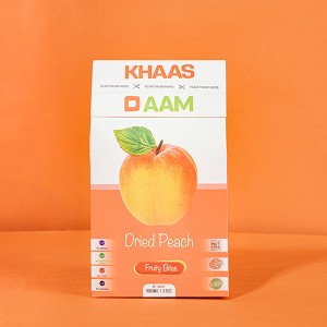 Khaso Aam Dried Peach Flavor 100 Gm, 100% Natural Dried Peaches Fruit Candy Premium Aaru Fruit Bar, Aru Pulp Jelly Fruit Bites Made With Real Fruit