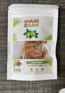 KhasoAam Dried Guava Flavor 80 Gram, 100% Natural Amrood Fruit Candy Khaso Aam Premium Amrud Fruity Bar Amrod Candy Toffee Guawa Pulp Jelly Fruit Bite