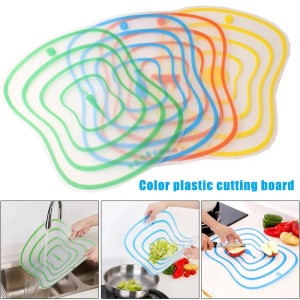 Kitchen Plastic Cutting Board Non-slip Frosted Kitchen Cutting Board Vegetable Meat Tools Kitchen Accessories