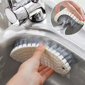 Kitchen Sink Cleaning Brush Bendable 360 Degree Flexible Bathtub Corner Tile Cleaner Brush Bathroom Toilet Portable Cleaning Tool
