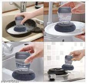 Kitchen Soap Dispensing Dishwashing Tool