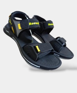 Kito Men Premium Black Sports Sandals