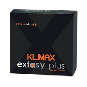 Klimax Extasy Plus Premium Condom 3PC - Double Contoured Klimax Condom