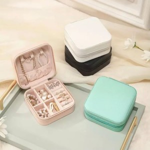 Latest Jewelry Organizer Box For Travelling Leather Box Hair Accessories