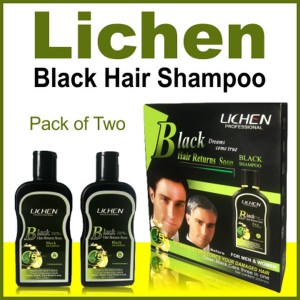 Lichen Black Hair Shampoo 400ml (200ml + 200ml)