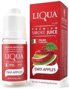 Liqua Flavor / Cloud E Liquid Juice Oil Vape Shisha Pen Refill Nicotine (Two Apple)