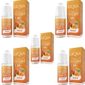 Liqua Vape Refiller (Pack Of 5)( PEACH)