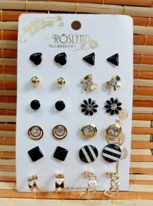 Pack of 12 earrings Tops
