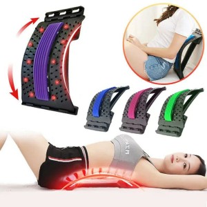 Magic Back Stretcher Lumbar Support Device For Upper And Lower Back Pain Relief