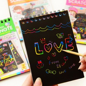 Magic Scratch Art Drawing Book Colouful Scratch Drawing Book Rainbow Colourful
