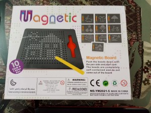 Magnet Board - small balls fix in board - magnetic pen