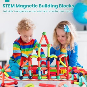 Magnetic Balls & Rods Educational Blocks Set