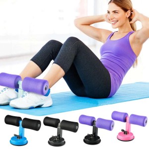 Adjustable Suction Sit Up Bar Push Up Abdominal Assistant Trainer for Workout Fitness
