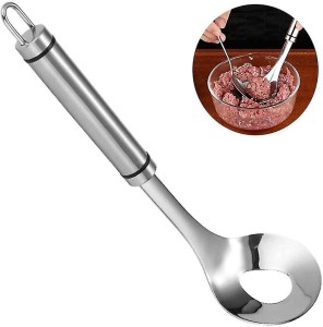 Meatball Spoon Maker, Stainless Steel Scoop Non-stick Long Handle For Kitchen