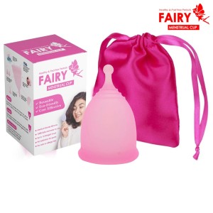 Medicated FDA Approved Silicon Menstrual Cup - 1 Piece