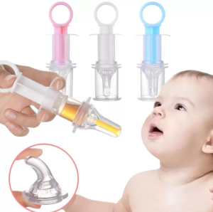 Infant Nipple Syringe Transparent Baby Squeeze Dropper