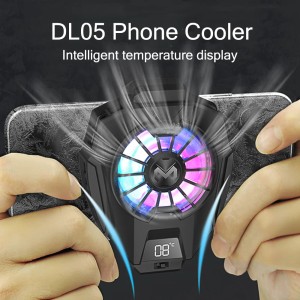100% Original DL05 Mobile Phone Cooler For Cellphone Cooling Fan Radiator For PUBG Game