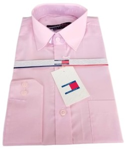 Men's plain formal pink dress shirt for Gents