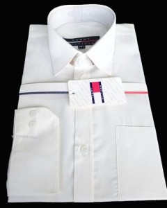Men's plain formal white dress shirt for Gents