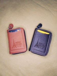 Men's Wallet Genuine PU Leather Card Holder RFID Blocking Zipper Pocket Men bag Multi-card zipper