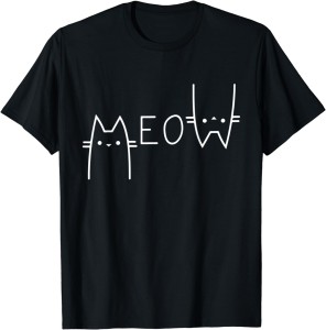 Meow Lovers - Cat T-Shirt for Girls/Womens