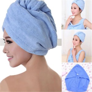 Microfiber Hair Wrap Towel- Dryer Hair- Hair Cap Towel , Hair Dryer Cap Towel
