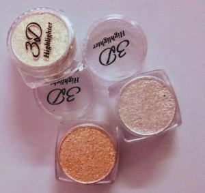 Mini Highlighter pack of 2 Silver and Golden / makeup / Cosmetics BY Khokhar Stockists